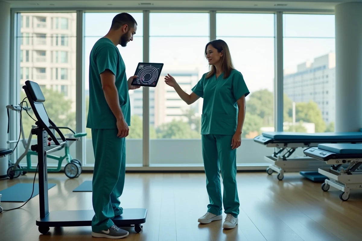 Rééducation cognitive post-opératoire d'un sportif après une neurochirurgie pour traumatisme crânien dans un centre de réhabilitation à Tours
