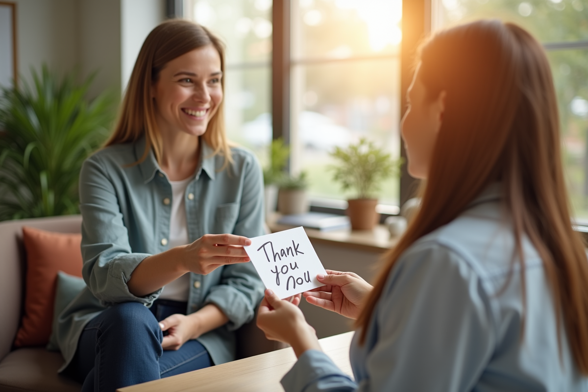 Remerciements à un thérapeute : manières élégantes de montrer votre gratitude